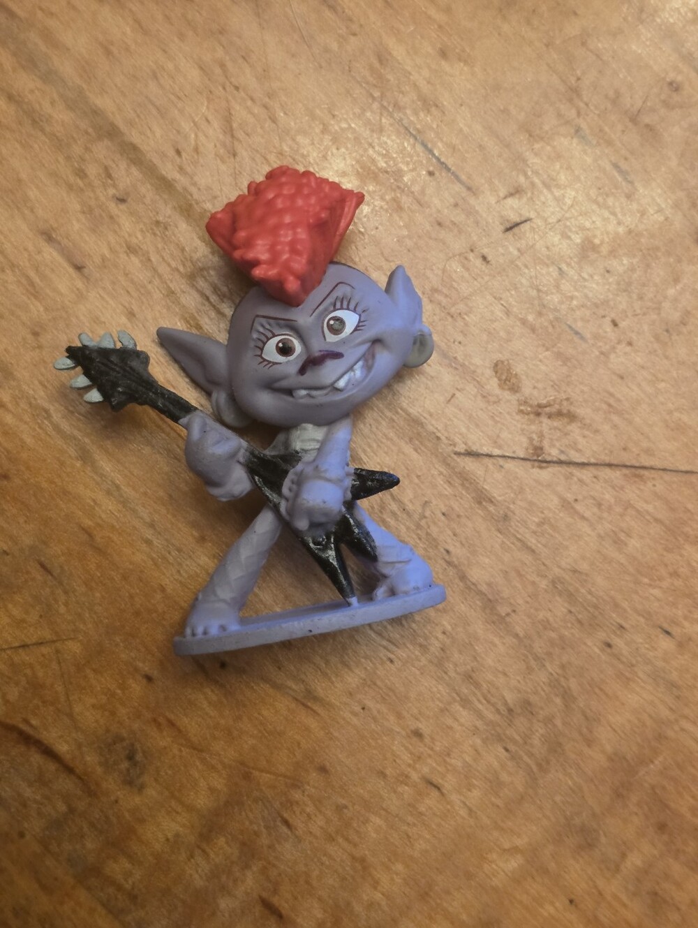 DreamWorks Trolls World Tour Queen Barb Figure Hard Rock Troll with Guitar